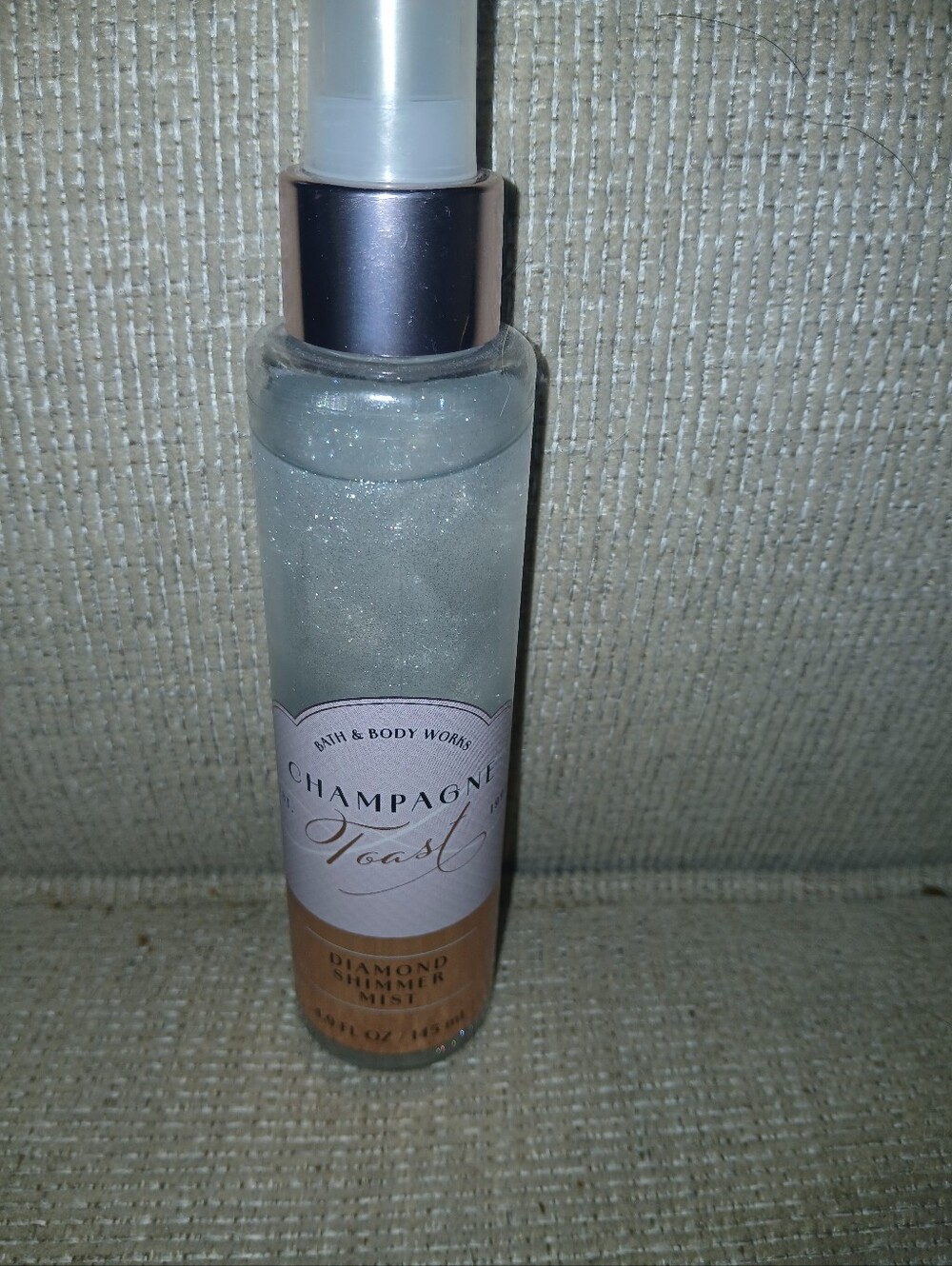Bath & Body Works Champagne Toast Diamond Shimmer Mist — Silver